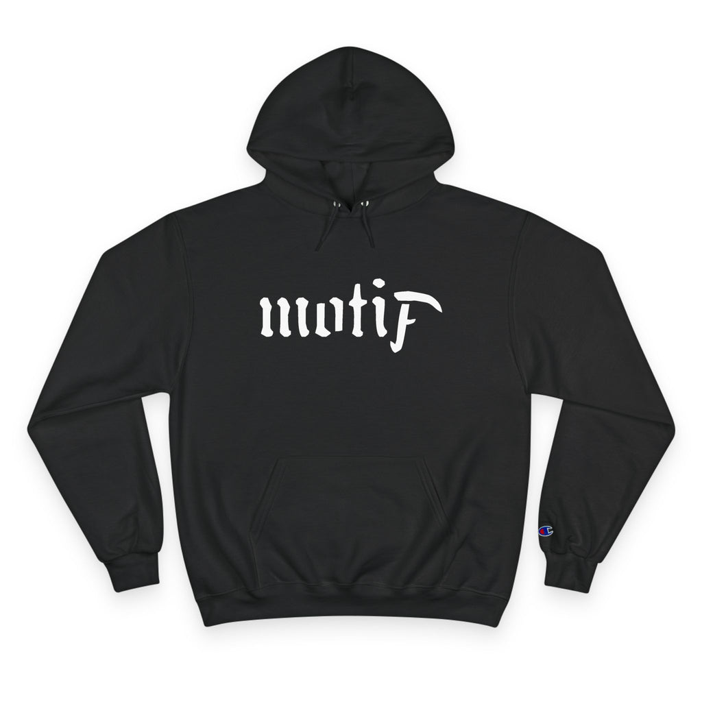 Noir Black Champion Hoodie