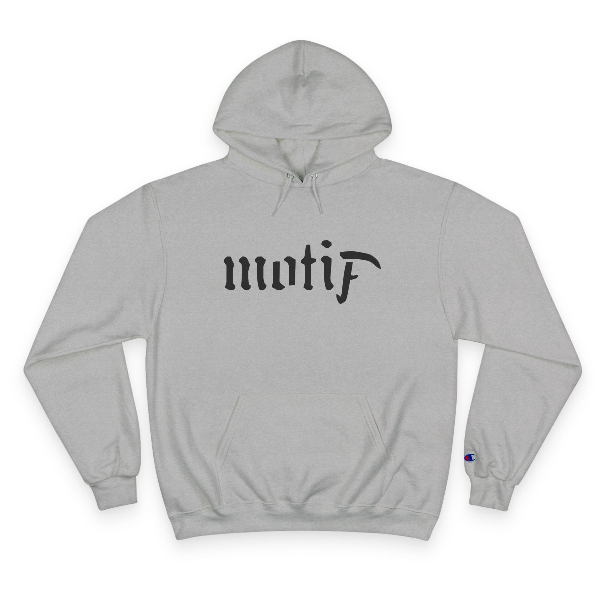 Noir Black Champion Hoodie